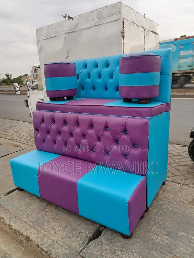 Pedicure 2 Seater, Purple and Blue - main view