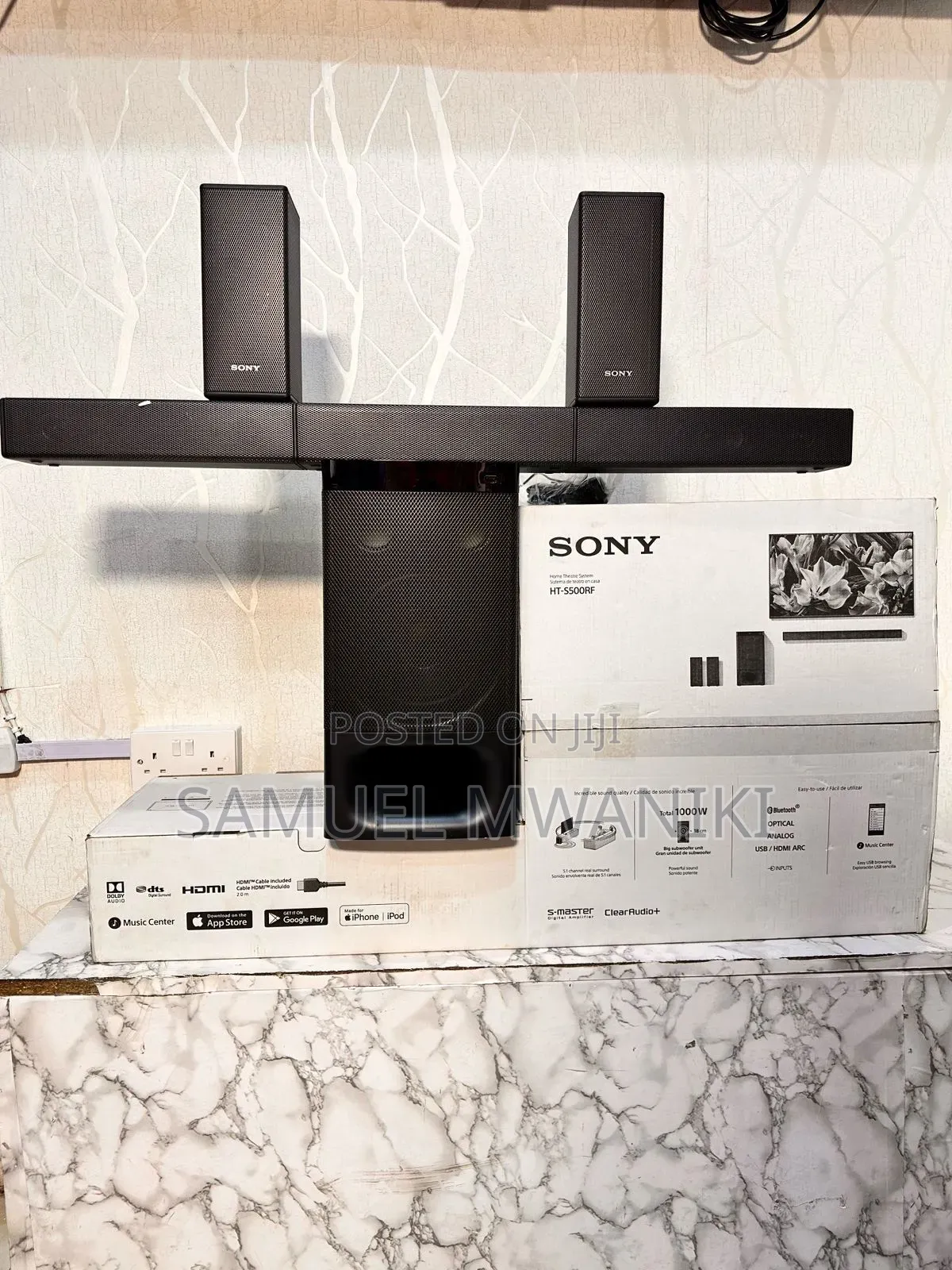 Sony Ht-S500rf 5.1ch 1000w Home Cinema Soundbar System