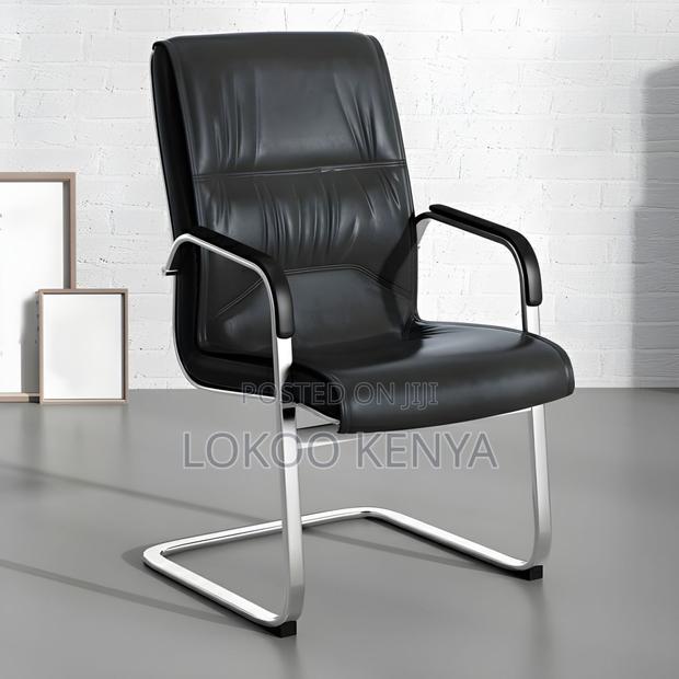Office Chair, Executive Leather Visitor Chair