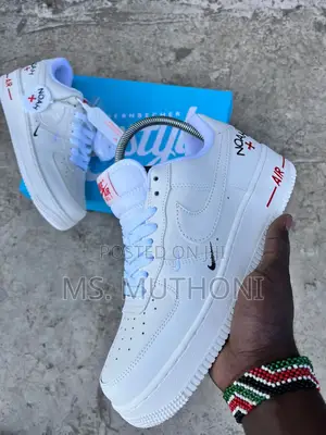 Nike AF1 Noah White Red Shoes Size 38-45
