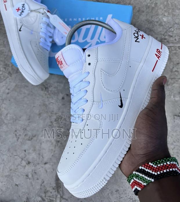 Nike AF1 Noah White Red Shoes Size 38-45 - thumbnail 2
