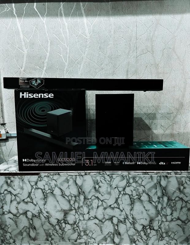Hisense 3.1.2 Ch 280w Soundbar Ax3100g Dolby Atmos Dts:X