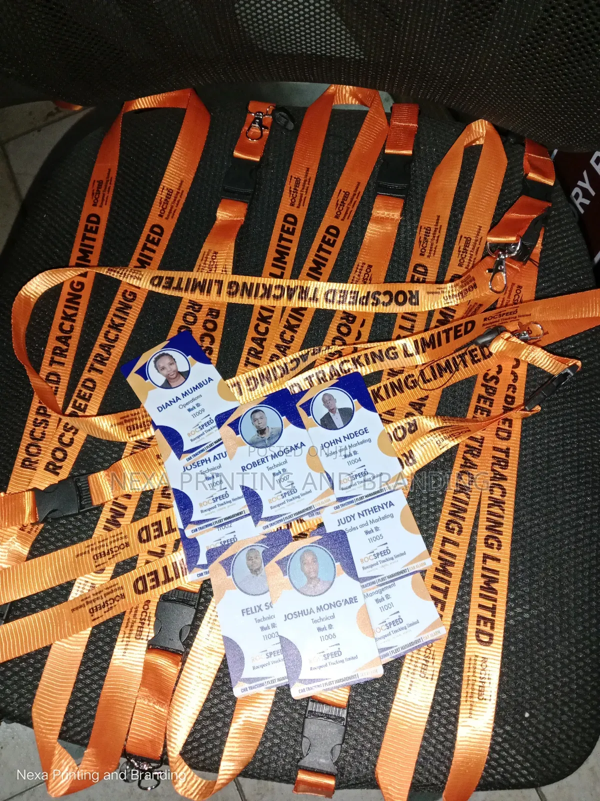 Staff Idntification Cards and Branded Lanyards