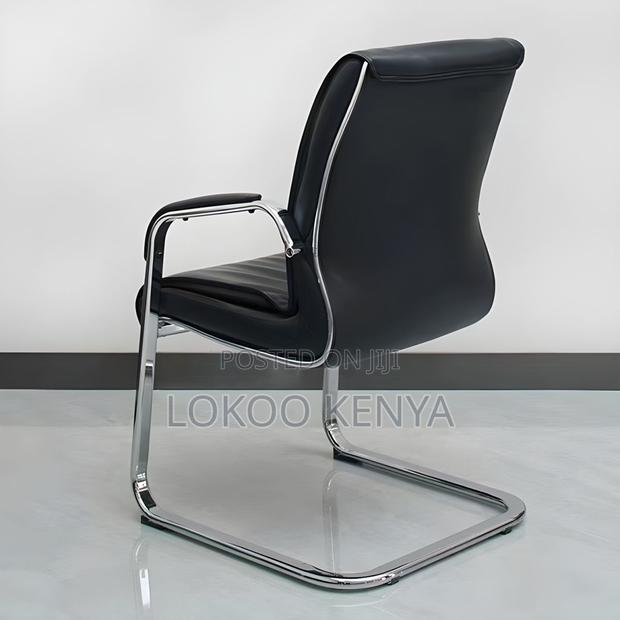 Office Chair, Executive Leather Visitor Chair - thumbnail 2