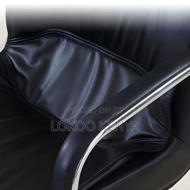 Office Chair, Executive Leather Visitor Chair - thumbnail 3