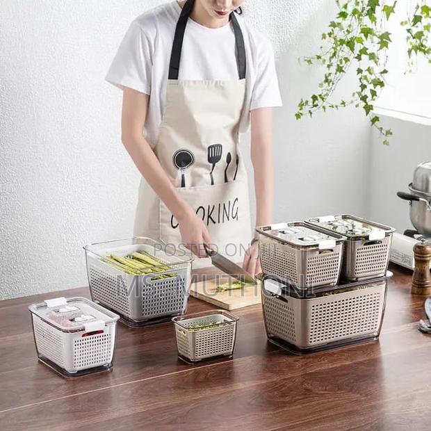 3 Fridge Organizer With Removable Tray - thumbnail 5