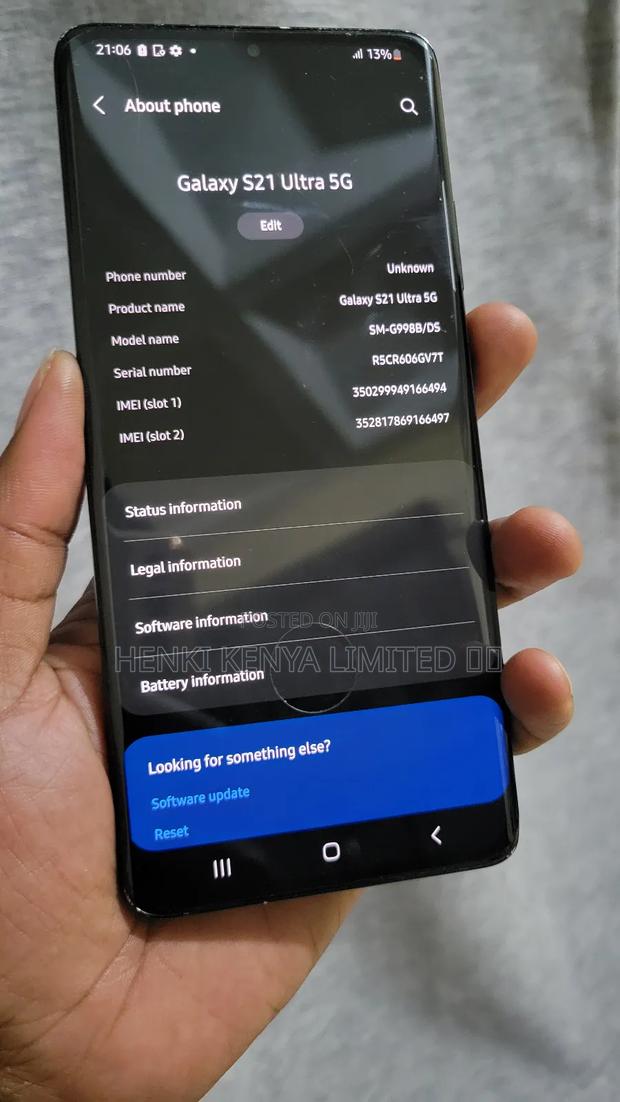 Samsung Galaxy S21 Ultra 5G 256 GB Black - thumbnail 4