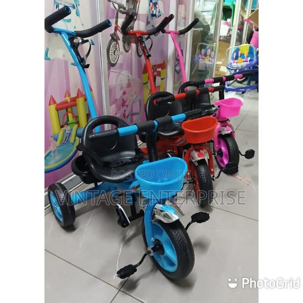Kids Tricycles With Push Handle, Baby Tricycle - main view