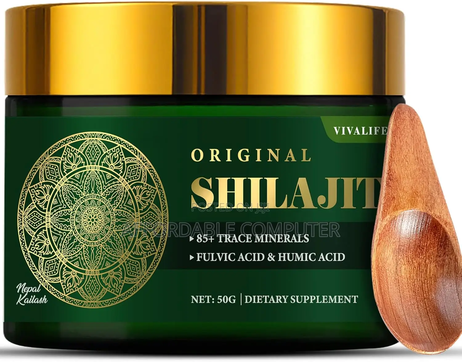 50g Himalayan Shilajit Resin Supplement, 85+ Trace Mineral