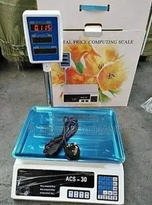 Original ACS 30kgs Digital Price Computing Scale With Pole
