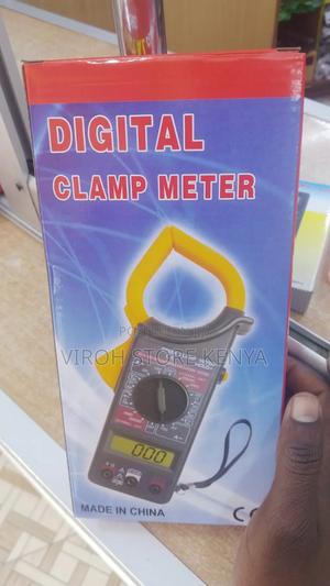 Digital Clamp Meter + Wires + Battery 9v Clamp Meter - thumbnail 2