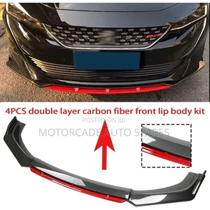 Front Lip Bumper Kit Skirting Carbon Fiber Universal