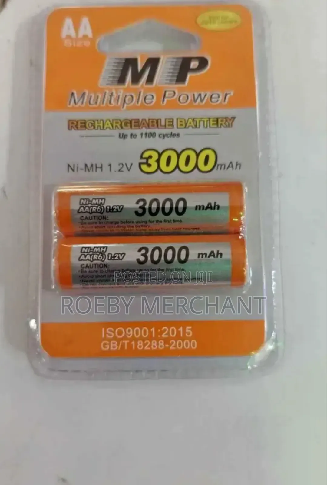 AA Rechargeable Battery 3000mah