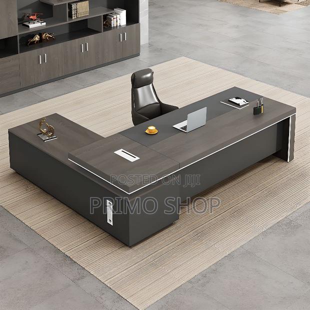 Office Table, Computer Work Desk With Cable Management - thumbnail 7