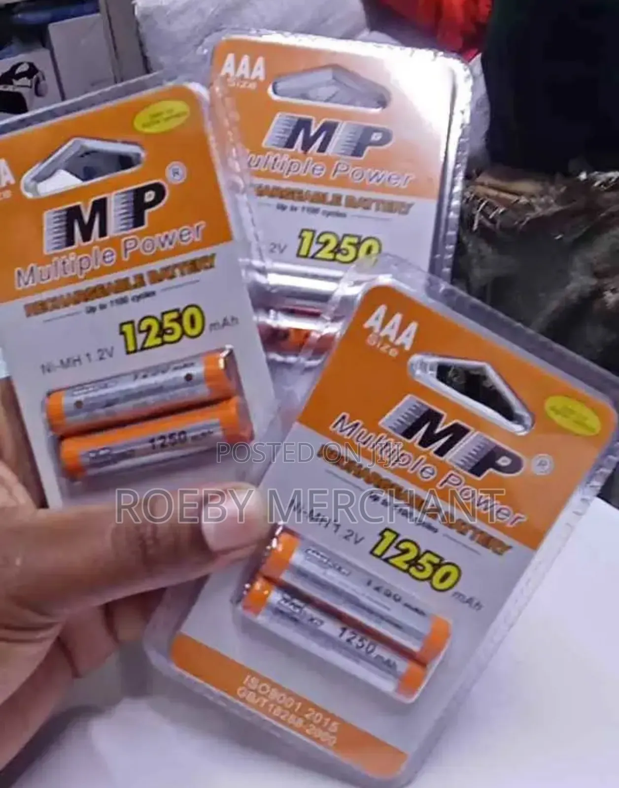 Triple AAA Rechargeable Battery