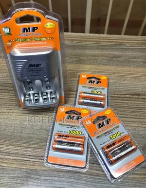 AA Rechargeable Battery + Charger for Rechargeable Battery