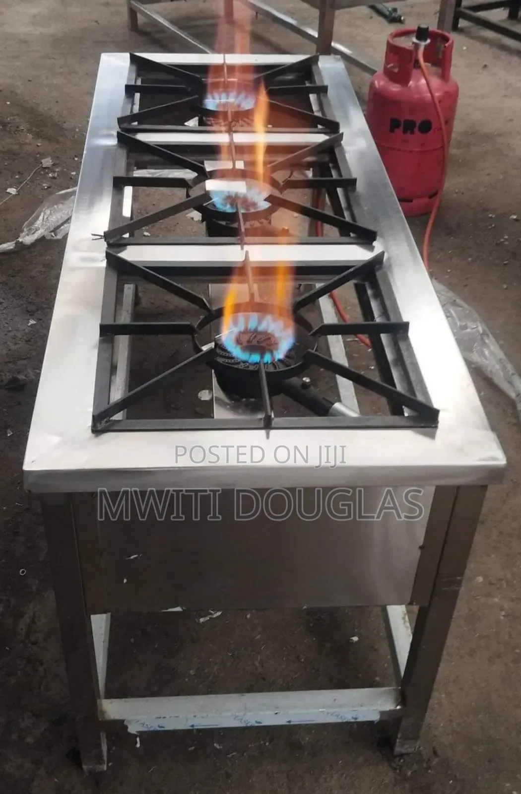 Prominent Stainless Steel 3burner Gas Cooker