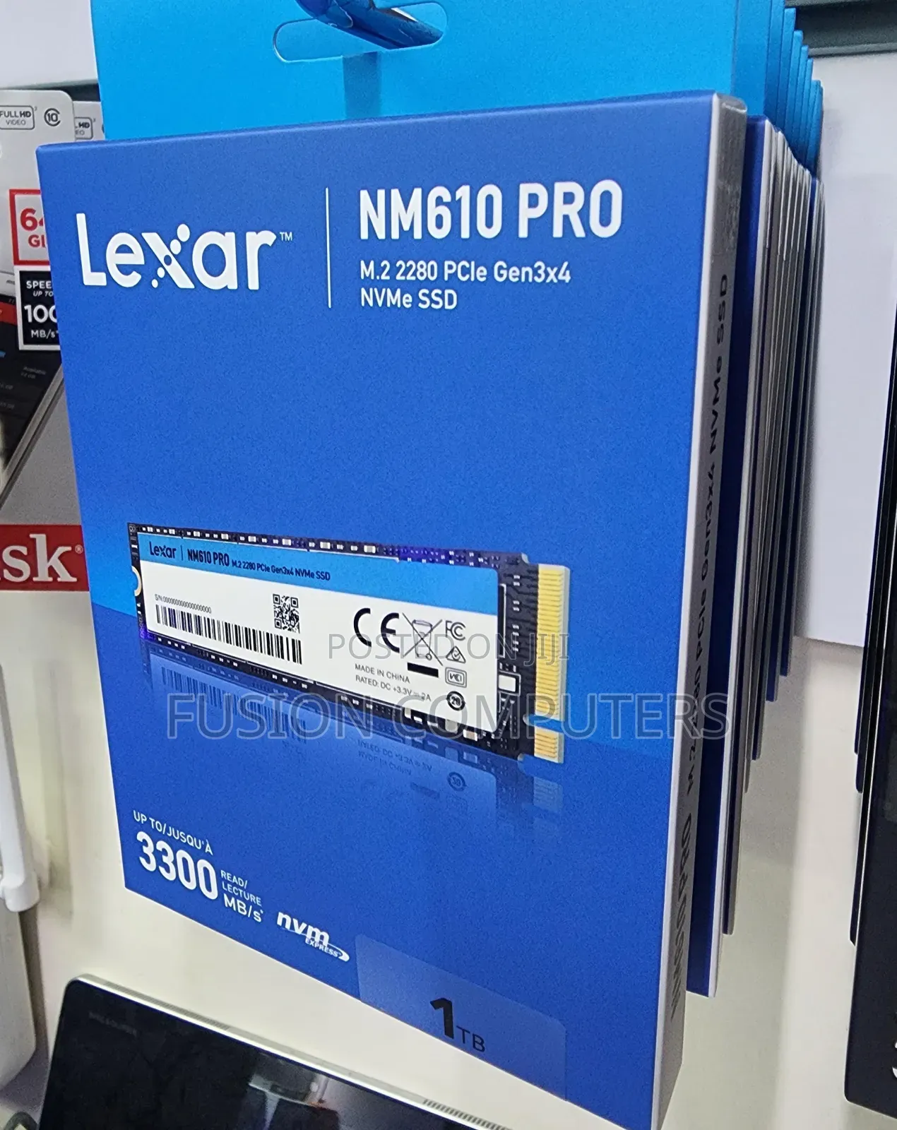 Lexar Nm610 1tb M.2 2280 Pcie Gen3x4 Nvme SSD