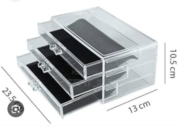 Drawer Clear Acrylic Cosmetics Storage Box - thumbnail 2