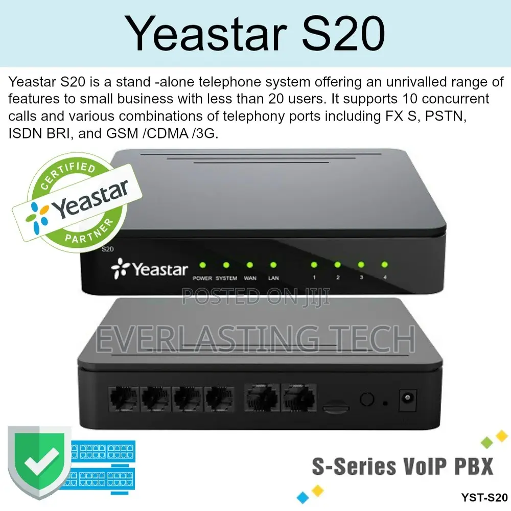 .Yeastar S20 - S-Series Voip PBX for Small Business