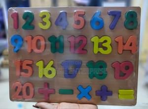 Educational Wooden Number Board - main view