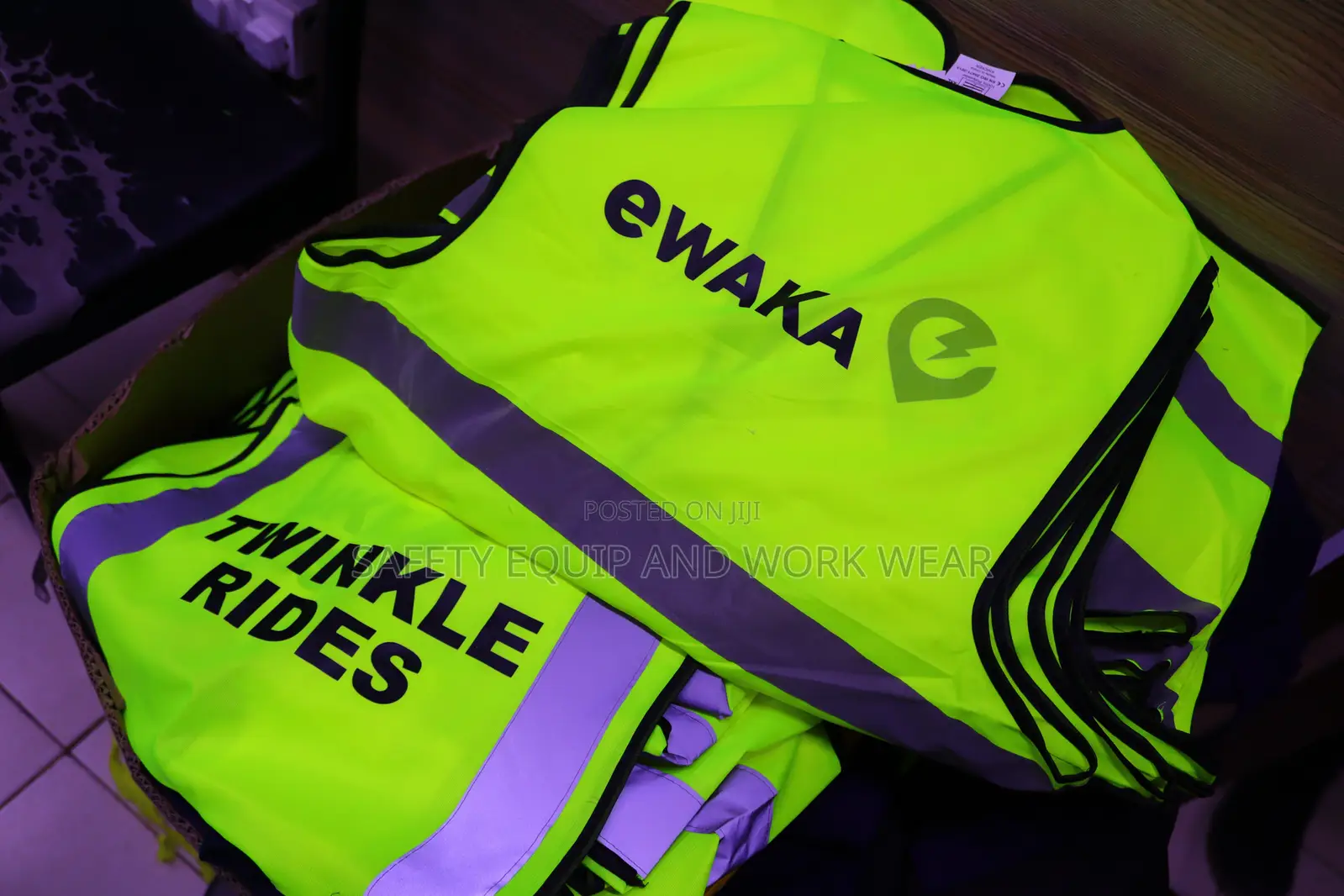 Reflector Vest Branding (Front and Back)