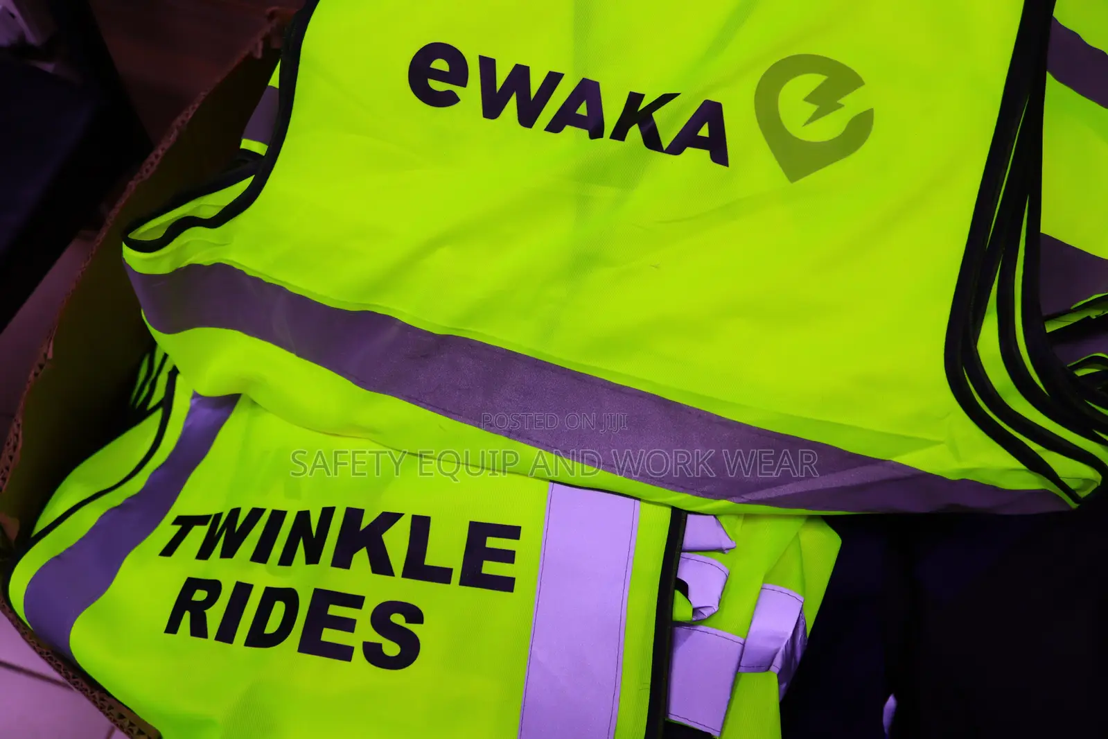 Reflector Vest Branding (Front and Back)