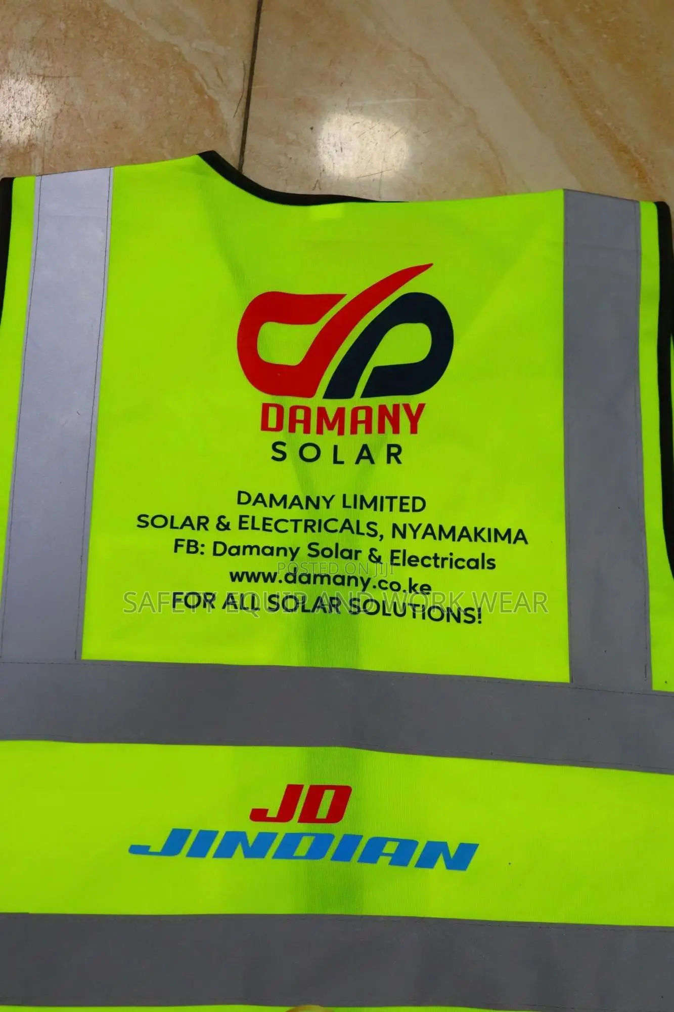 Executive Reflector Vest Printing(No Cut)