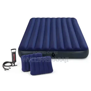 Intex Air Mattress 5x6 With 2 Pillows and Manual Pump