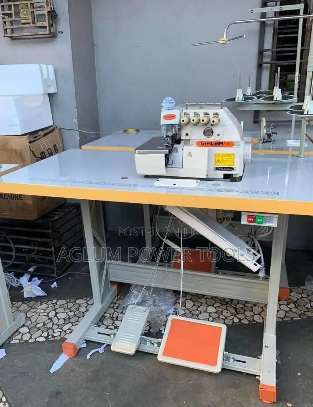Electrical Overlock Sewing Machine