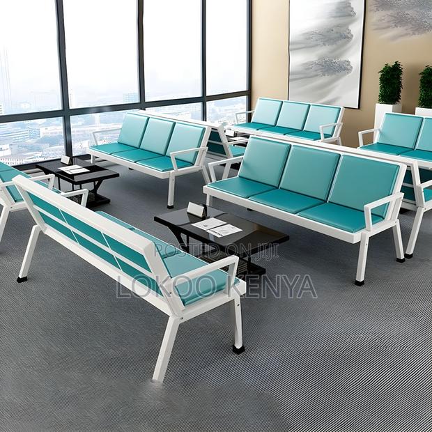 Waiting Bench; Heavy Duty 3-Link Waiting Bench - thumbnail 5