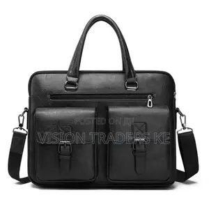 Jeep Buluo Double Pocket Laptop Bags - Black Size 38*27 Cm