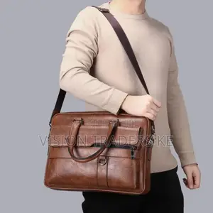 Jeep Buluo Double Pocket Laptop Bags - Golden Size 38*27 Cm