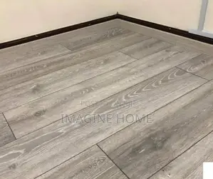 Dark Grey Wooden Floor Matt