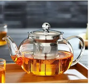 Borosilicate Glass Tea Pot With Infuser*
