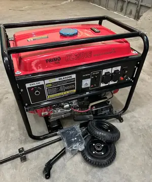 Hl 6500e/5.5kw Electric Start With Wheel Handle Generator