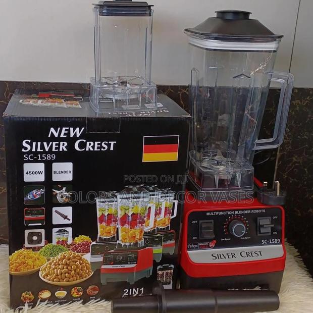 Silver Crest Blender 2in1 Commercial Blender Best Quality