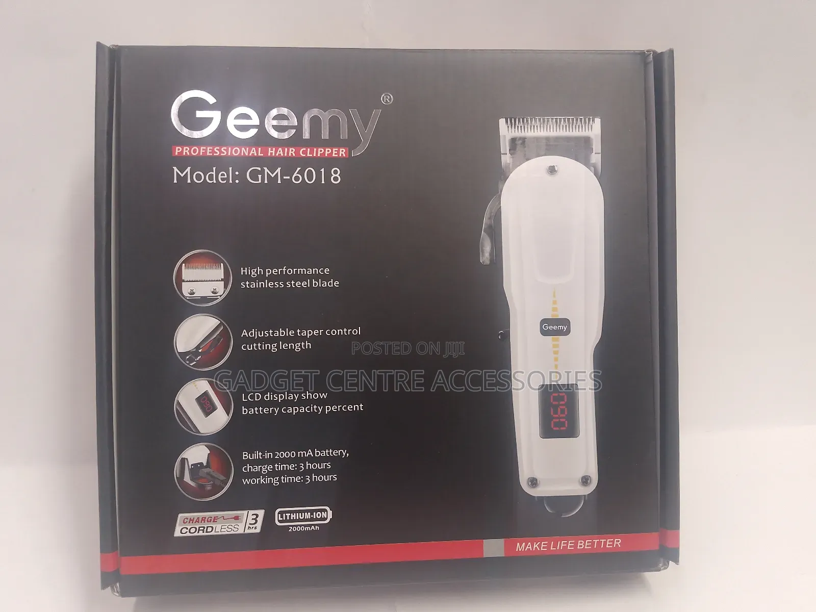 Geemy Rechargeable Hair Clipper