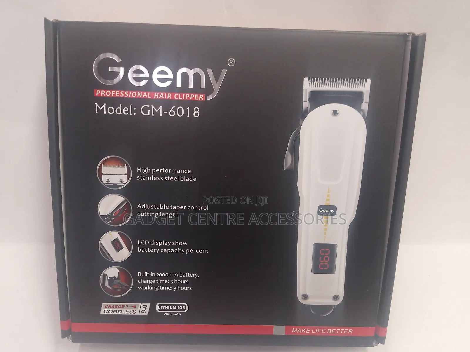 Geemy Rechargeable Hair Clipper