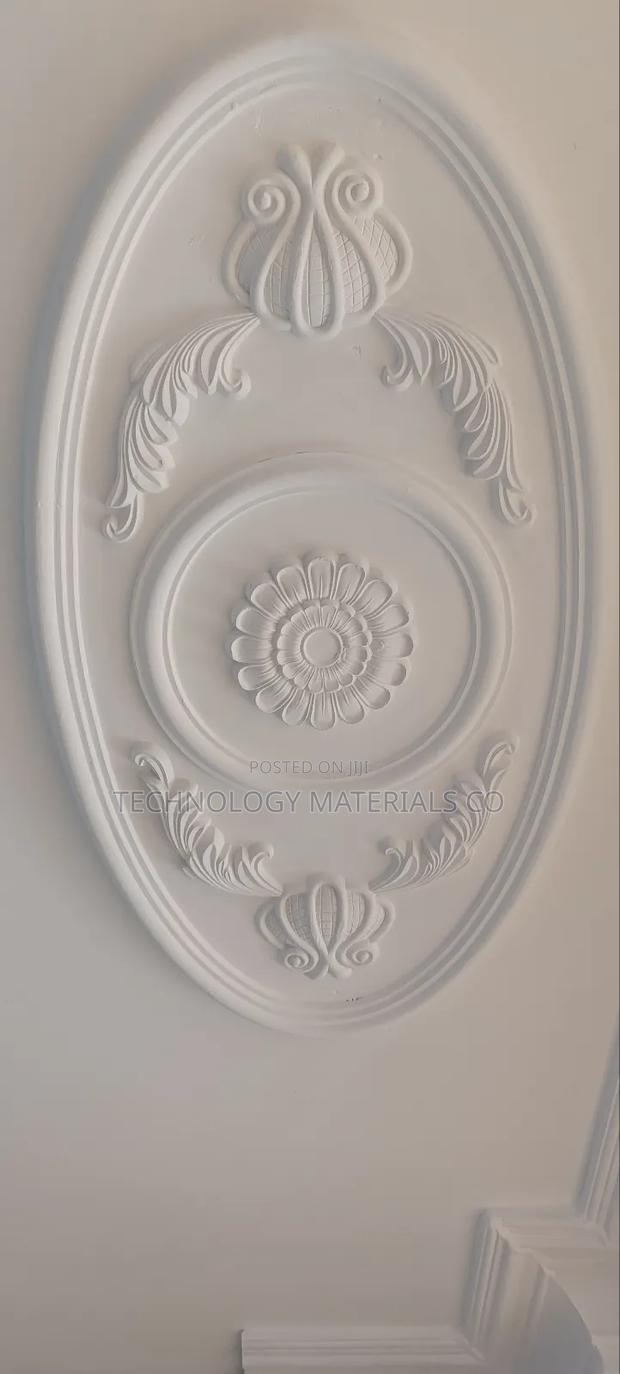 Gypsum Ceiling Medallions for Highlighting Chandeliers.