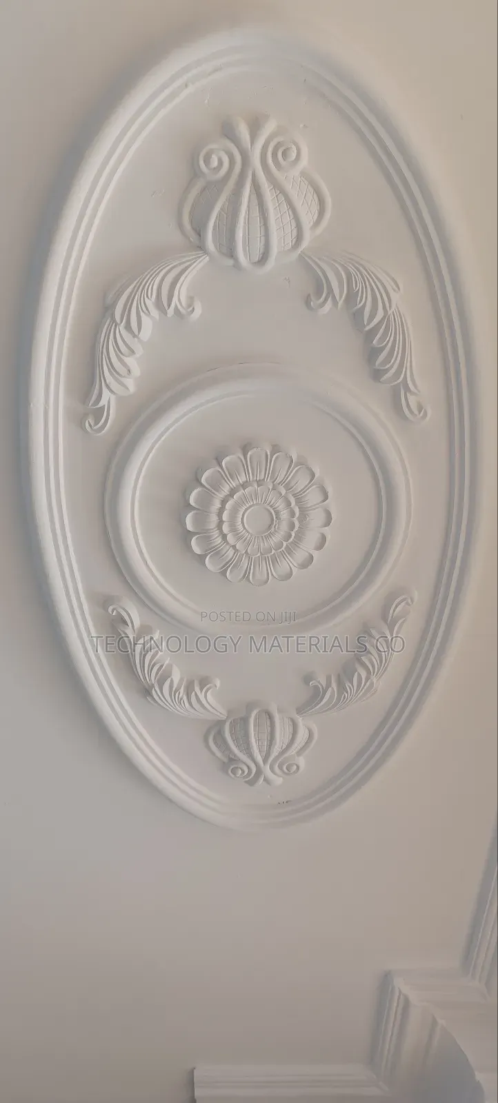 Gypsum Ceiling Medallions for Highlighting Chandeliers.