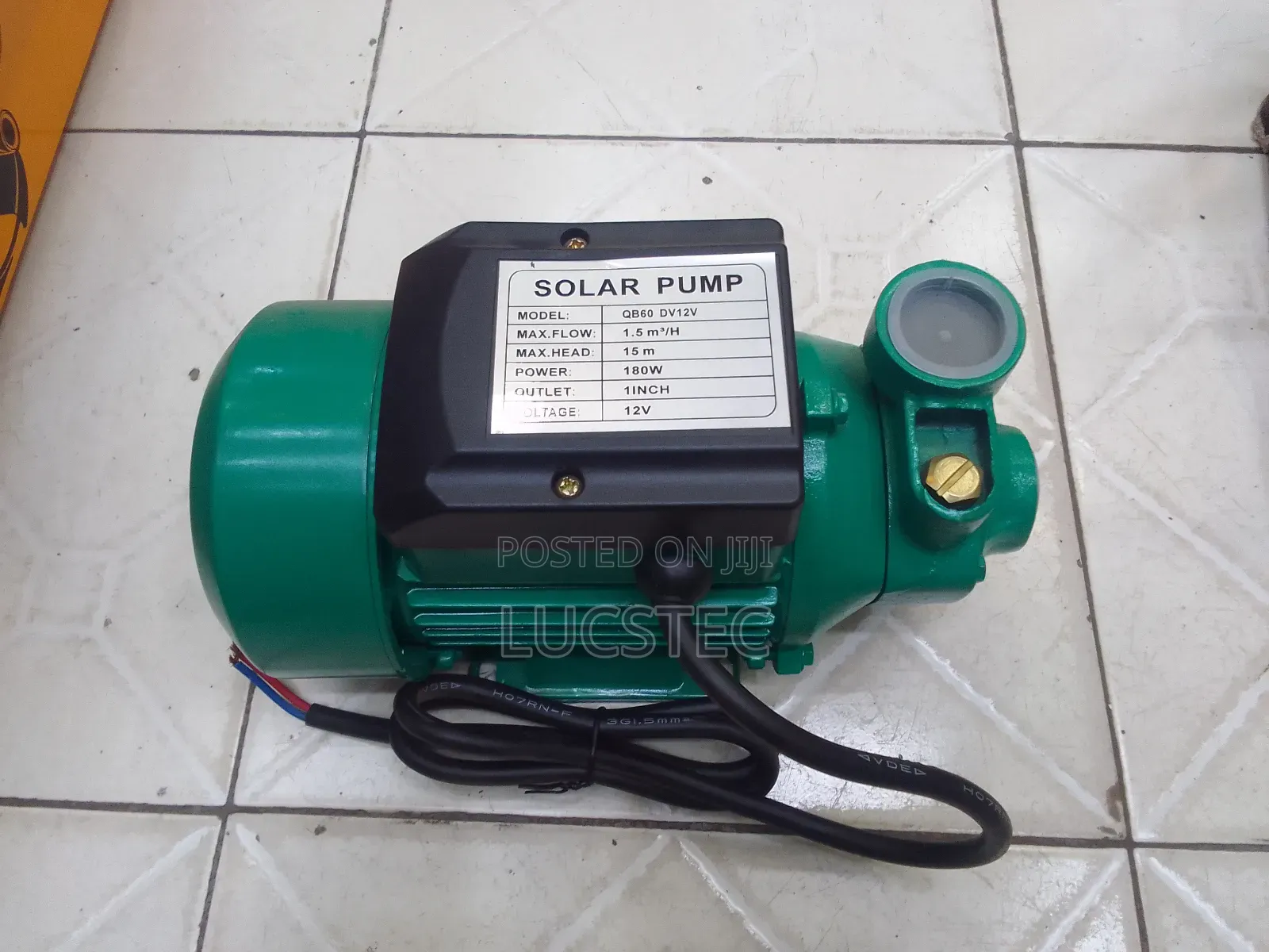 Qb60 Dv12v Solar Pump 180w