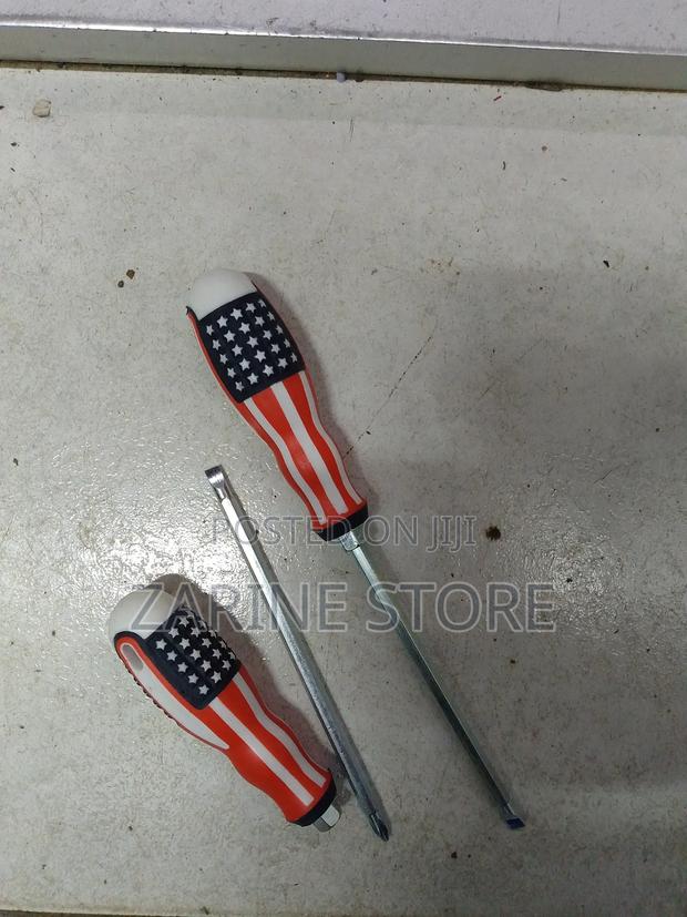 Double Sided Screwdriver, Flat Head Star Head Screwdriver - main view