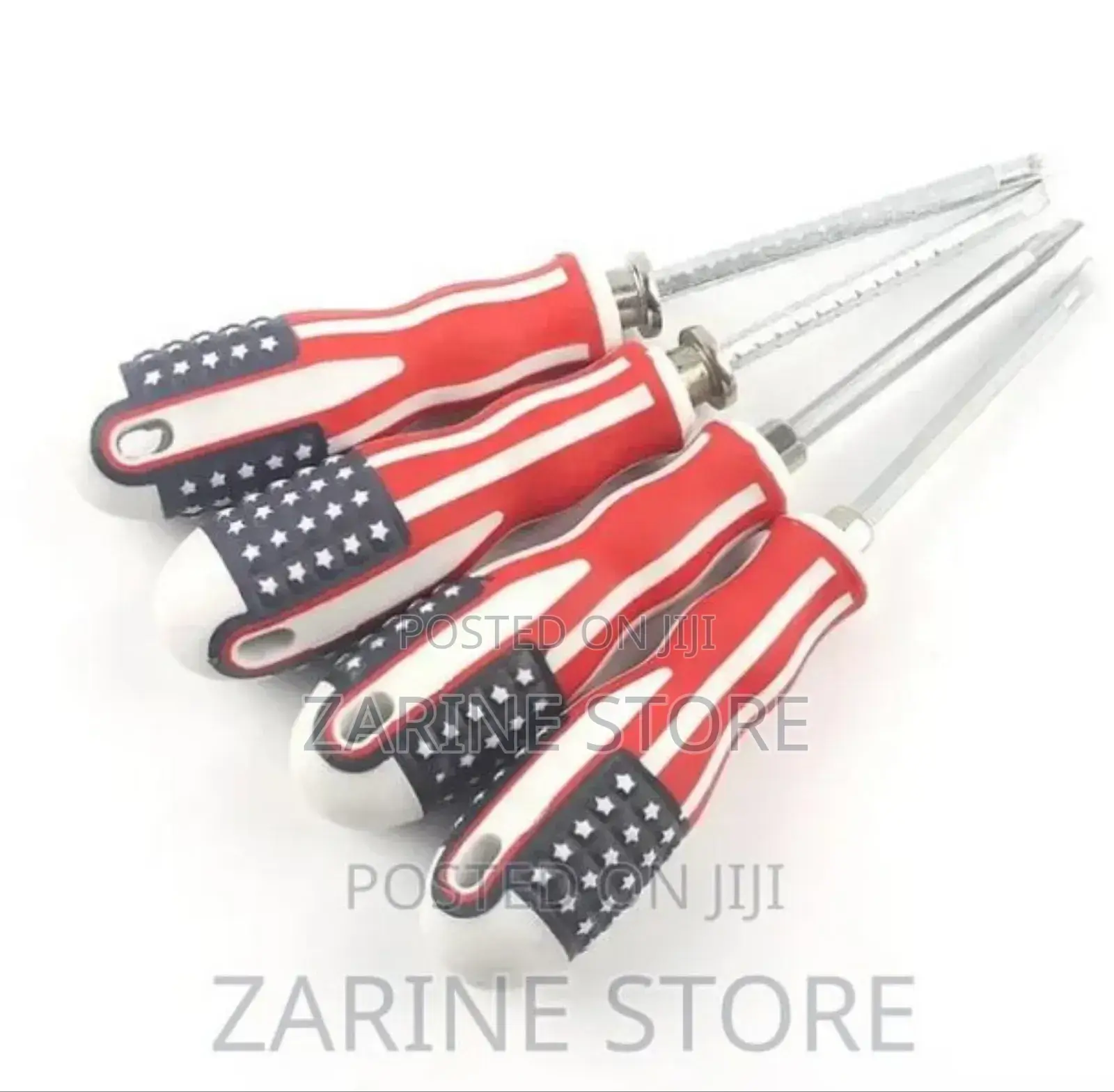 Dual Use Flag Handle Screwdriver With Removable Handle
