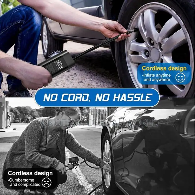 Multifunctional Cordless Digital Air Compressor/Tyre Inflato