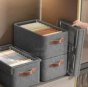 Collapsible Fabric Organizer With Cover