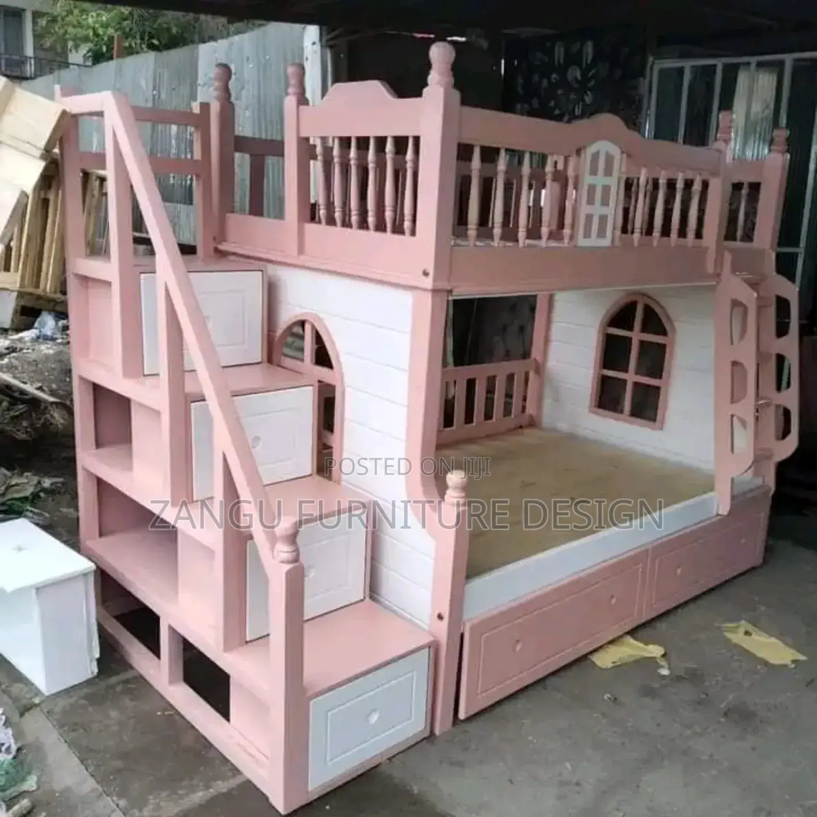 Fancy Double Decker Beds With Storage Drawers