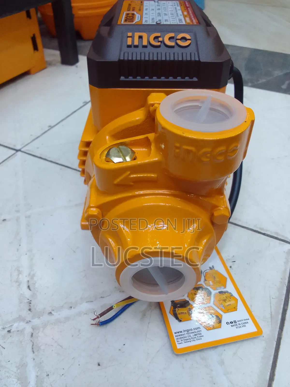 Ingco Vpm3708 Water Pump 370w 0.5hp