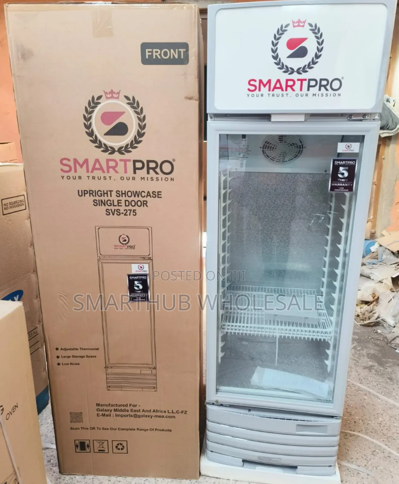 209 Litres Smart Pro Upright Showcase Display Refrigerator