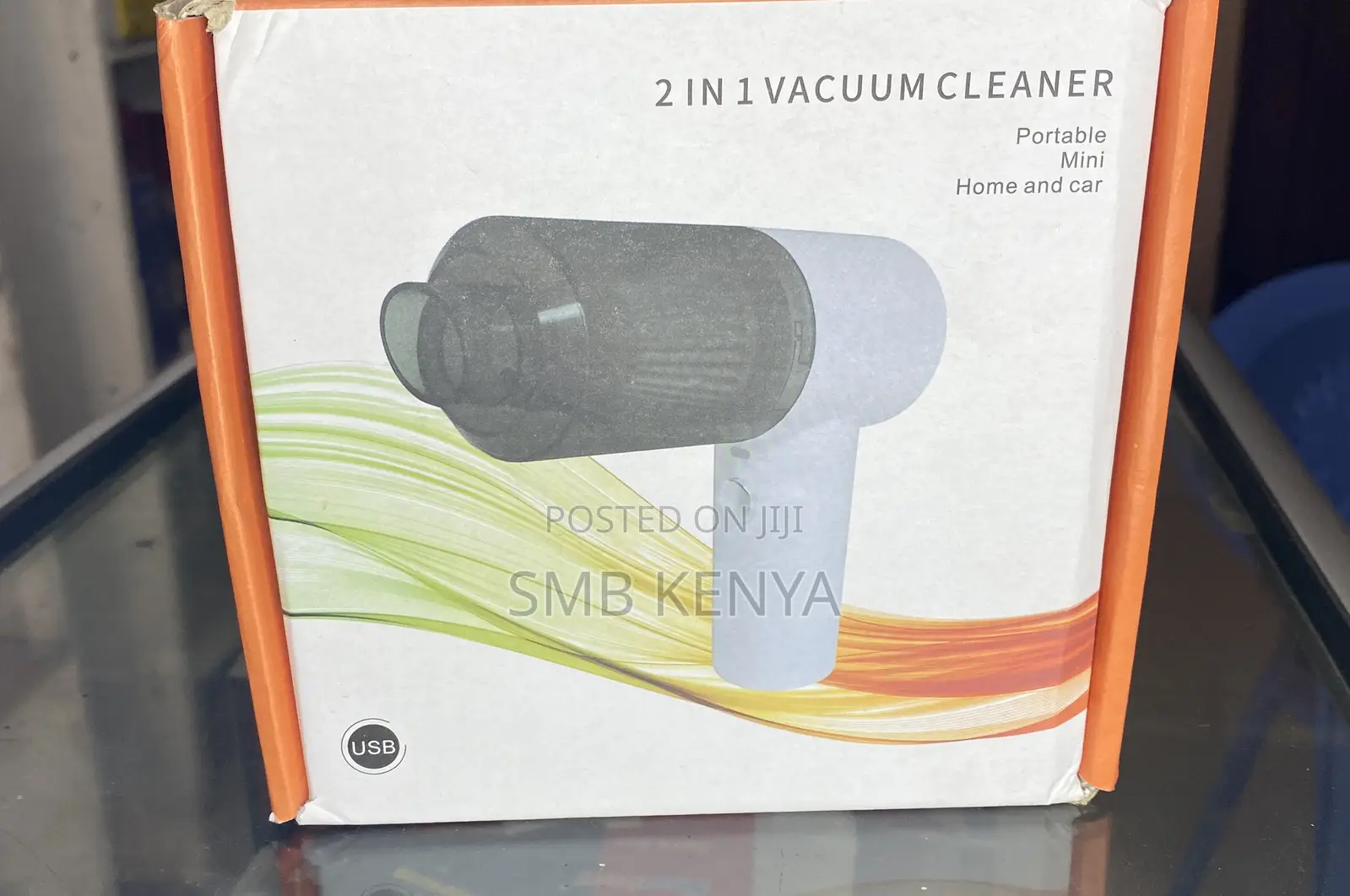 Portable High Power 2 In 1 Car Vacuum Cleaner